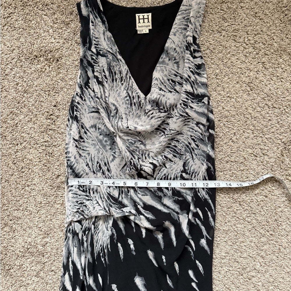 Haute Hippie Assymetric Hem 100% Silk Dress | S - Picture 5 of 8